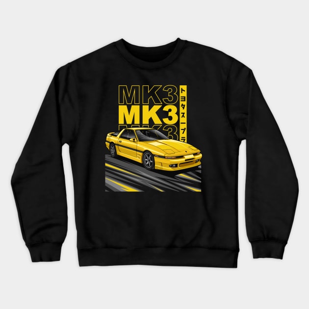 The Legend Supra MK-3 (Yellow Canary) Crewneck Sweatshirt by Jiooji Project